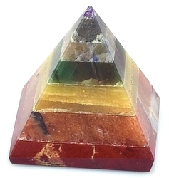 Čakrová pyramida 30 x 30 mm