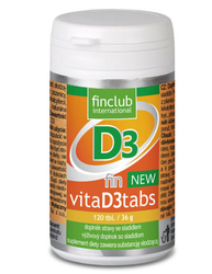 VitaD3tabs NEW - vitamín D pro kosti, svaly, zuby