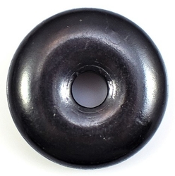 Šungit donut leštěný 30 mm