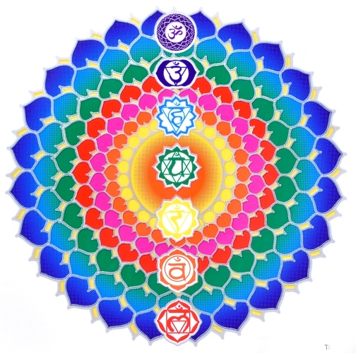 Mandala na sklo