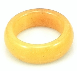 Jadeit žlutý prstýnek