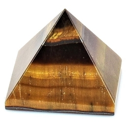 Tygří oko pyramida 24 x 24 mm