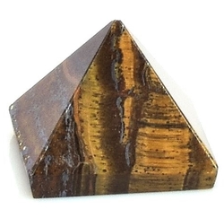 Tygří oko pyramida 26 x 25 mm