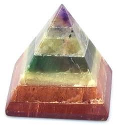 Čakrová pyramida 35 x 35 mm