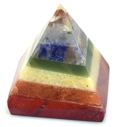 Čakrová pyramida 32 x 32 mm