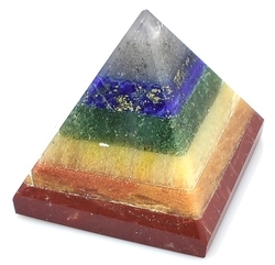 Čakrová pyramida 32 x 32 mm