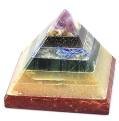 Čakrová pyramida 54 x 54 mm