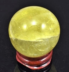 Citrínová koule 40 mm