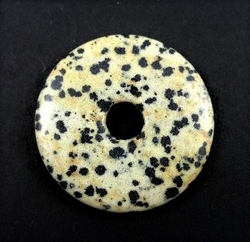 Jaspis dalmatinový donut (40 mm)