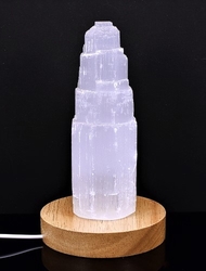 Selenit lampa kaskáda (120 mm)