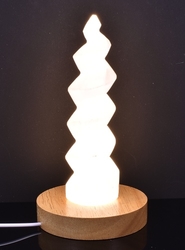 Selenit spirála lampa (170 mm)