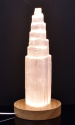 Selenit lampa kaskáda (170 mm)
