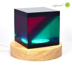 Lampa Srdeční čakra - kostka