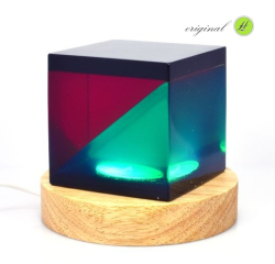 Lampa Srdeční čakra - kostka
