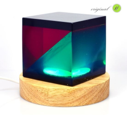 Lampa Srdeční čakra - kostka