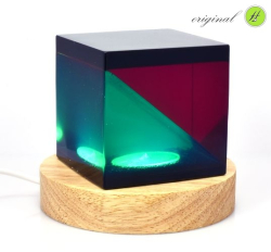 Lampa Srdeční čakra - kostka