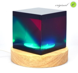 Lampa Srdeční čakra - kostka