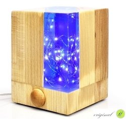 Lampa ze dřeva a pryskyřice Harmony A