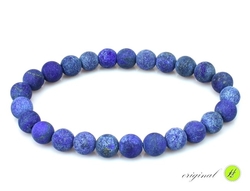 Lapis lazuli náramek kuličky mat