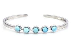 Larimar náramek / stříbro