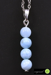 Larimar přívěšek kuličky 6 mm