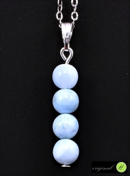 Larimar přívěšek kuličky 6 mm