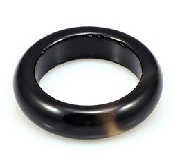 Onyx černý prsten