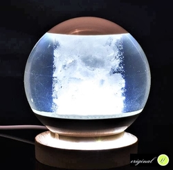 Orgonit koule s křišťálem / lampa