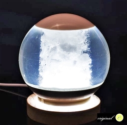Orgonit koule s křišťálem / lampa