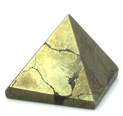 Pyrit pyramida 28 x 28 mm