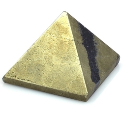 Pyrit pyramida 27 x 27 mm