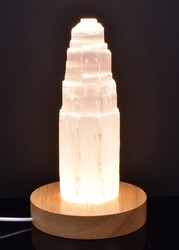 Selenit lampa kaskáda (120 mm)