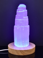 Selenit kaskáda lampa multicolor (120 mm)