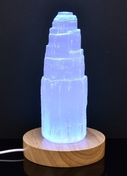 Selenit kaskáda lampa multicolor (120 mm)