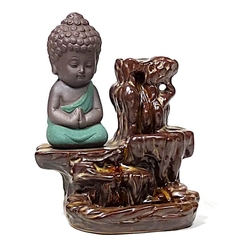 Stojan na vonné kužely Tekoucí dým - malý Buddha
