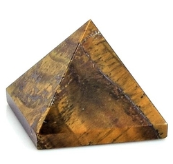 Tygří oko pyramida 28 x 28 mm