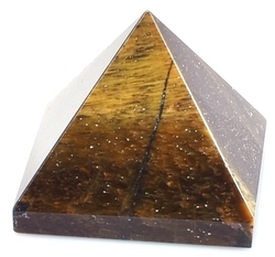 Tygří oko pyramida 25 x 25 mm