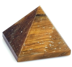 Tygří oko pyramida 23 x 22 mm