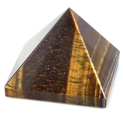 Tygří oko pyramida 42 x 42 mm