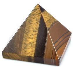 Tygří oko pyramida 45 x 45 mm