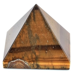 Tygří oko pyramida 47 x 47 mm