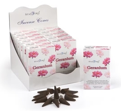 Geranium - vonné kužely Stamford
