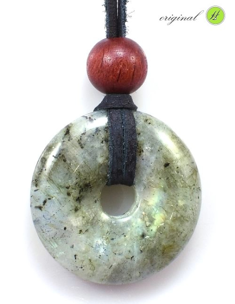 Labradorit přívěšek donut EXTRA / 5697