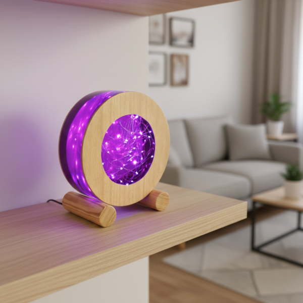 Lampa z pryskyřice Circle Spirit