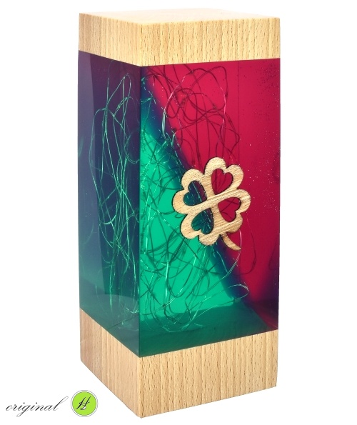 Lampa pro srdeční čakru Čtyřlístek