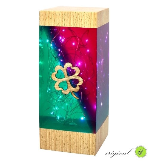 Lampa pro srdeční čakru Čtyřlístek