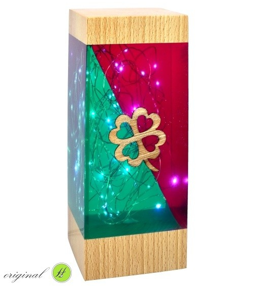 Lampa pro srdeční čakru Čtyřlístek