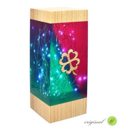 Lampa pro srdeční čakru Čtyřlístek