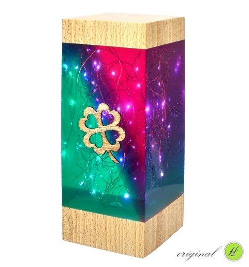 Lampa pro srdeční čakru Čtyřlístek