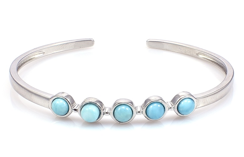 Larimar náramek / stříbro